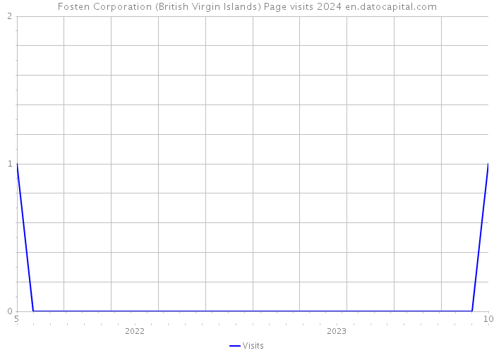 Fosten Corporation (British Virgin Islands) Page visits 2024 
