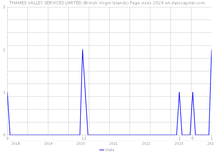 THAMES VALLEY SERVICES LIMITED (British Virgin Islands) Page visits 2024 