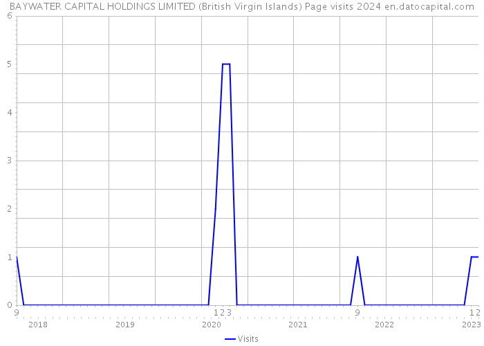 BAYWATER CAPITAL HOLDINGS LIMITED (British Virgin Islands) Page visits 2024 