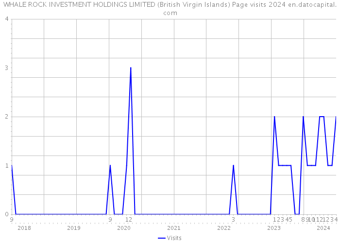 WHALE ROCK INVESTMENT HOLDINGS LIMITED (British Virgin Islands) Page visits 2024 
