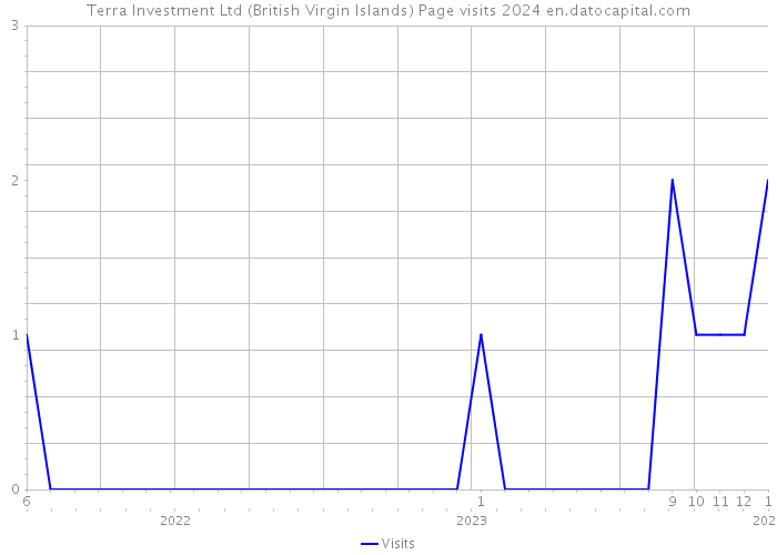 Terra Investment Ltd (British Virgin Islands) Page visits 2024 