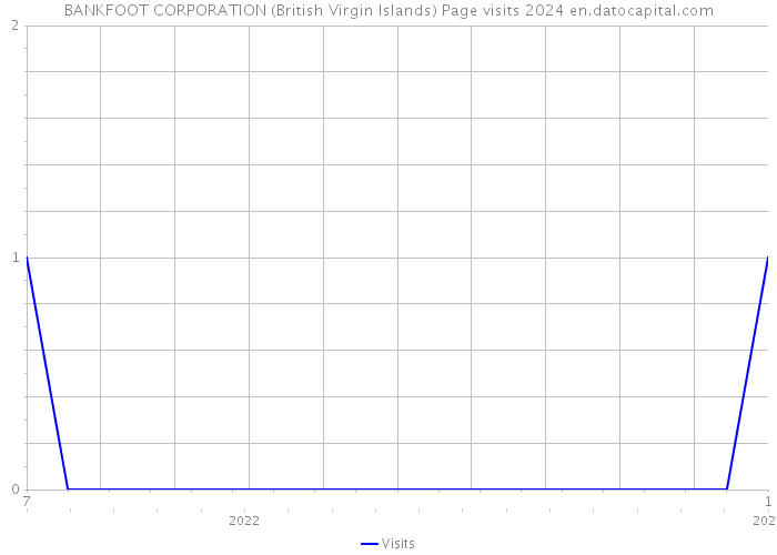BANKFOOT CORPORATION (British Virgin Islands) Page visits 2024 