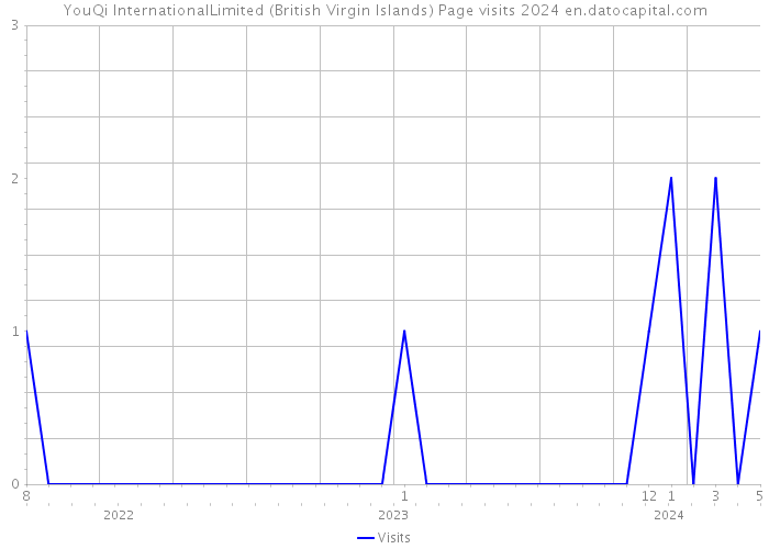 YouQi InternationalLimited (British Virgin Islands) Page visits 2024 