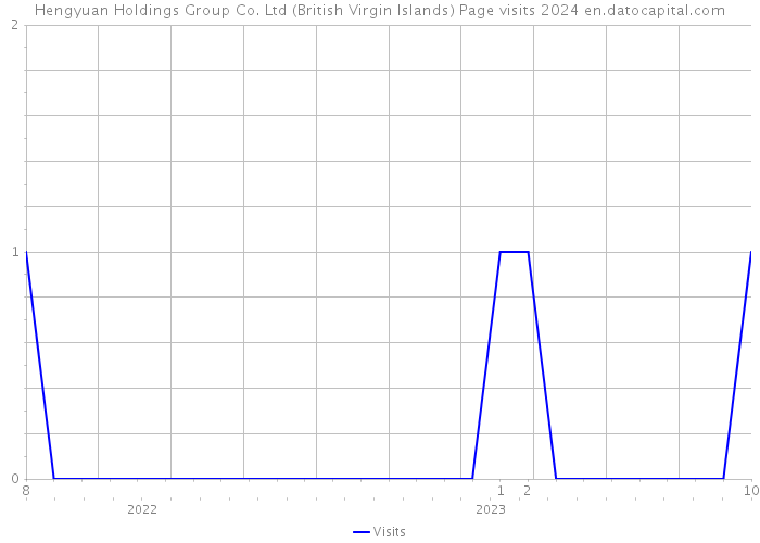 Hengyuan Holdings Group Co. Ltd (British Virgin Islands) Page visits 2024 