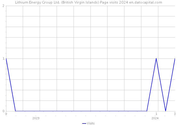 Lithium Energy Group Ltd. (British Virgin Islands) Page visits 2024 
