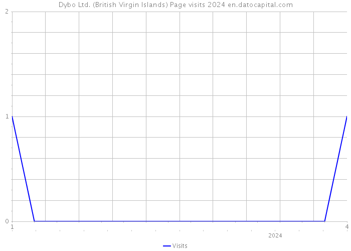 Dybo Ltd. (British Virgin Islands) Page visits 2024 