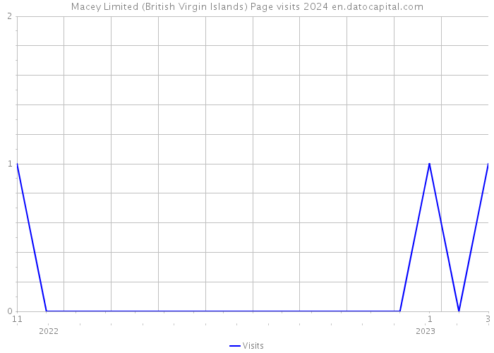 Macey Limited (British Virgin Islands) Page visits 2024 