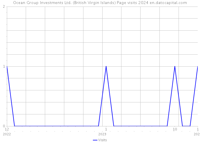 Ocean Group Investments Ltd. (British Virgin Islands) Page visits 2024 