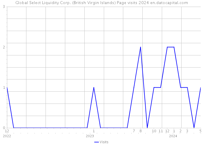 Global Select Liquidity Corp. (British Virgin Islands) Page visits 2024 