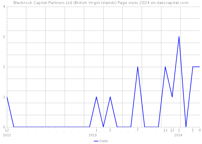 Blackrock Capital Partners Ltd (British Virgin Islands) Page visits 2024 
