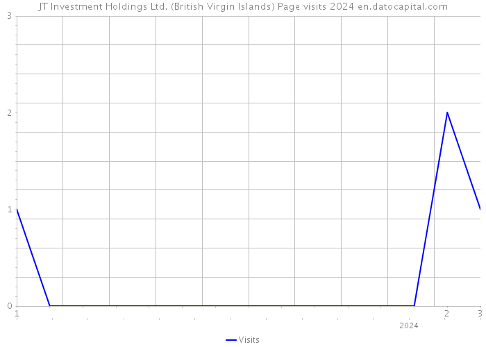 JT Investment Holdings Ltd. (British Virgin Islands) Page visits 2024 