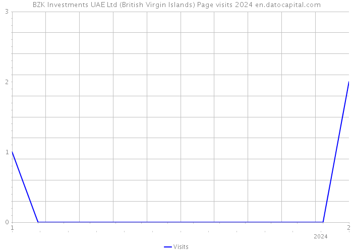BZK Investments UAE Ltd (British Virgin Islands) Page visits 2024 