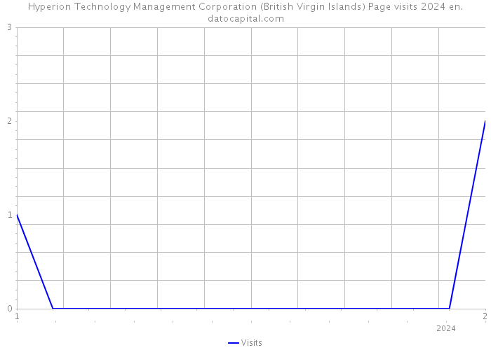 Hyperion Technology Management Corporation (British Virgin Islands) Page visits 2024 