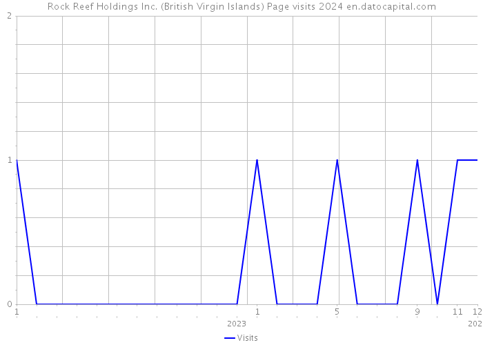 Rock Reef Holdings Inc. (British Virgin Islands) Page visits 2024 