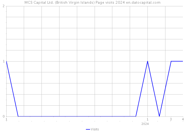 MCS Capital Ltd. (British Virgin Islands) Page visits 2024 