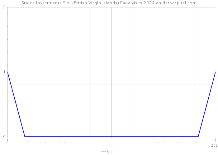 Briggs Investments S.A. (British Virgin Islands) Page visits 2024 