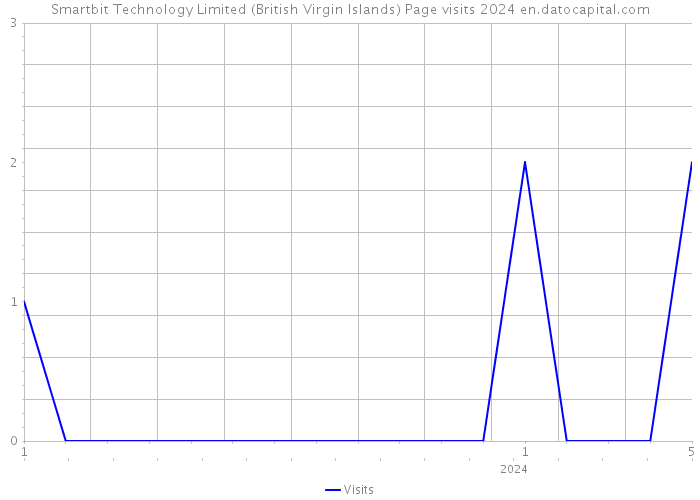 Smartbit Technology Limited (British Virgin Islands) Page visits 2024 