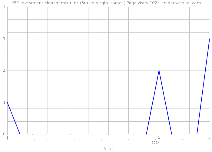 YFY Investment Management Inc (British Virgin Islands) Page visits 2024 