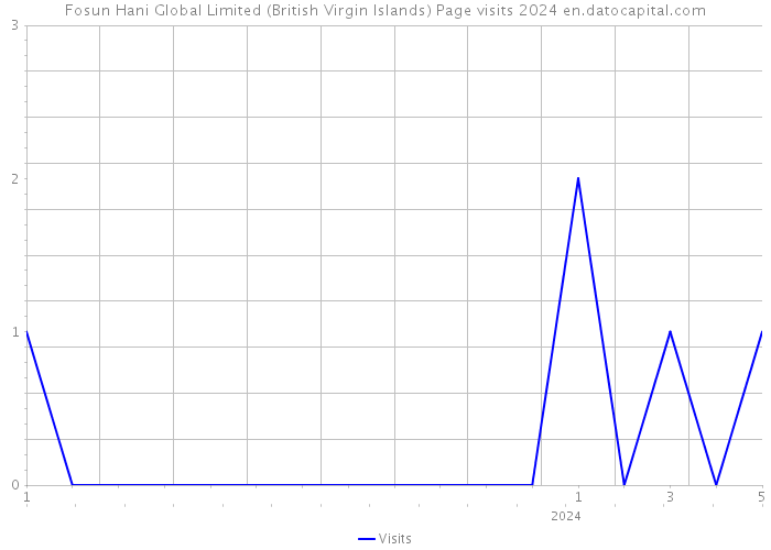Fosun Hani Global Limited (British Virgin Islands) Page visits 2024 