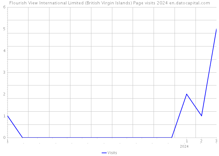 Flourish View International Limited (British Virgin Islands) Page visits 2024 