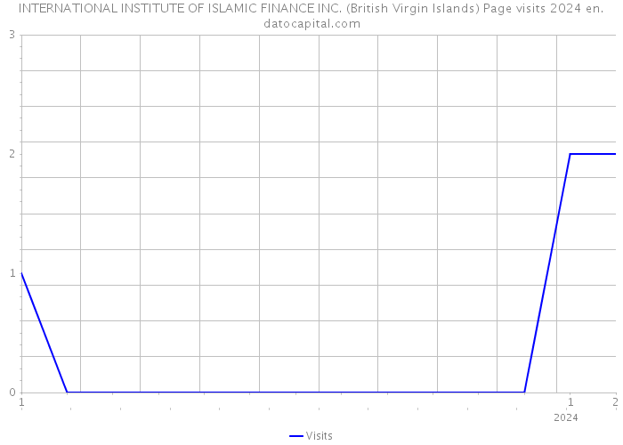 INTERNATIONAL INSTITUTE OF ISLAMIC FINANCE INC. (British Virgin Islands) Page visits 2024 