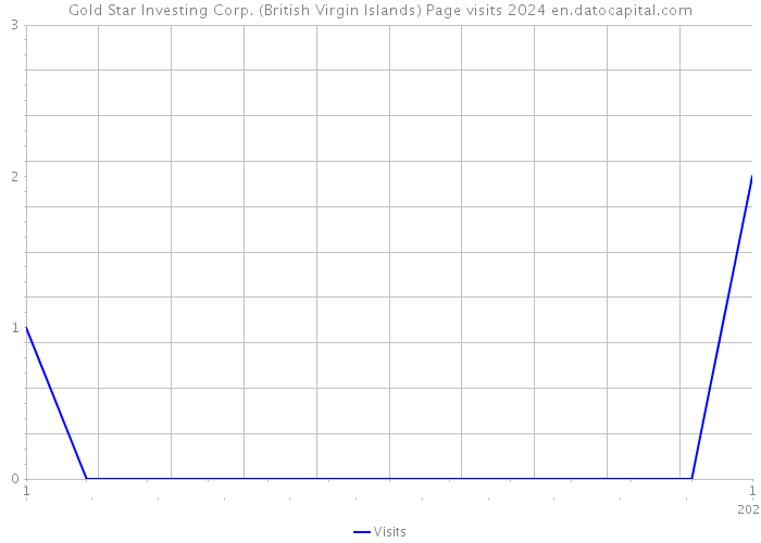 Gold Star Investing Corp. (British Virgin Islands) Page visits 2024 