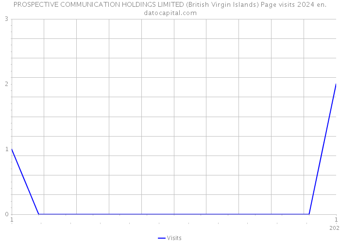 PROSPECTIVE COMMUNICATION HOLDINGS LIMITED (British Virgin Islands) Page visits 2024 
