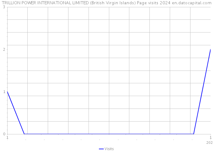 TRILLION POWER INTERNATIONAL LIMITED (British Virgin Islands) Page visits 2024 