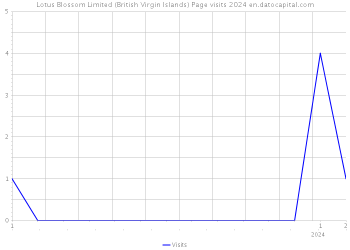 Lotus Blossom Limited (British Virgin Islands) Page visits 2024 