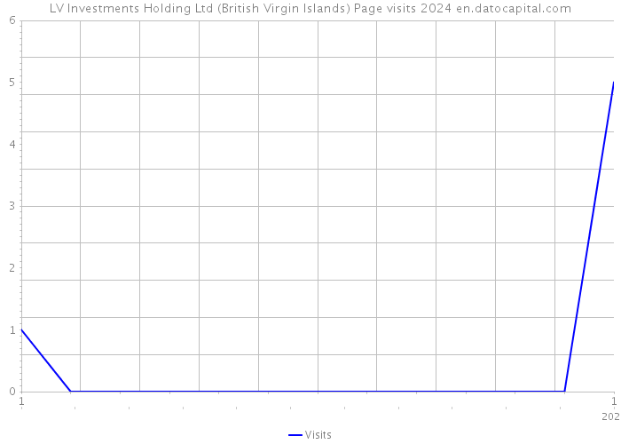 LV Investments Holding Ltd (British Virgin Islands) Page visits 2024 