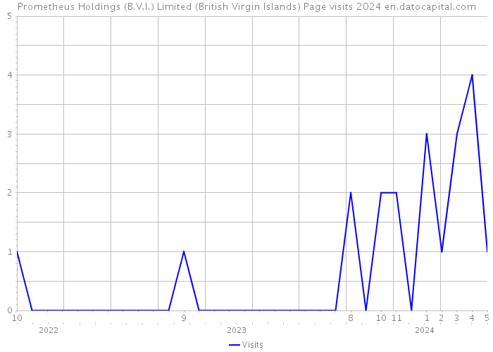 Prometheus Holdings (B.V.I.) Limited (British Virgin Islands) Page visits 2024 