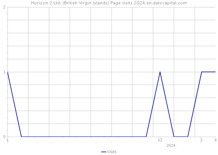 Horizon 2 Ltd. (British Virgin Islands) Page visits 2024 