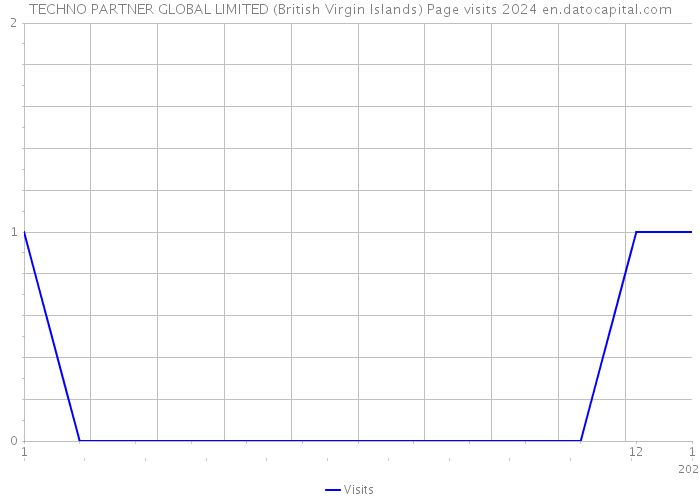 TECHNO PARTNER GLOBAL LIMITED (British Virgin Islands) Page visits 2024 