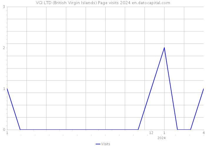 VGI LTD (British Virgin Islands) Page visits 2024 