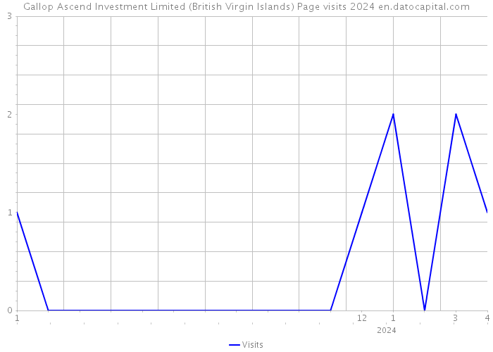 Gallop Ascend Investment Limited (British Virgin Islands) Page visits 2024 