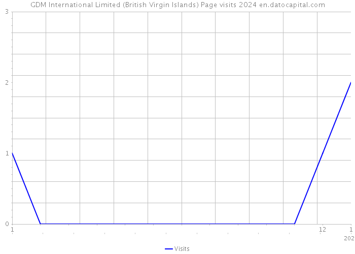 GDM International Limited (British Virgin Islands) Page visits 2024 