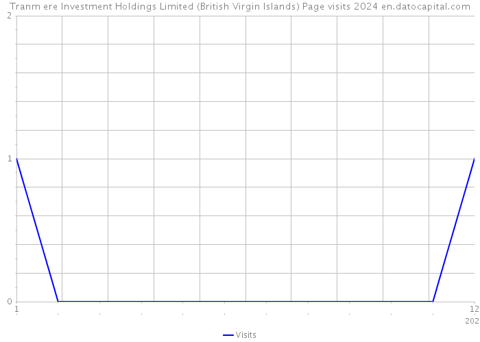 Tranm ere Investment Holdings Limited (British Virgin Islands) Page visits 2024 