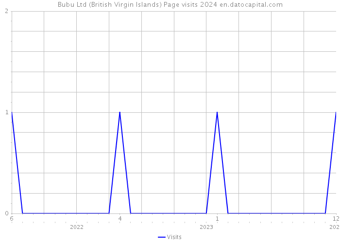 Bubu Ltd (British Virgin Islands) Page visits 2024 