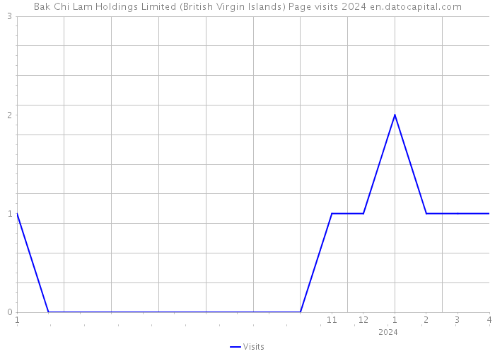 Bak Chi Lam Holdings Limited (British Virgin Islands) Page visits 2024 