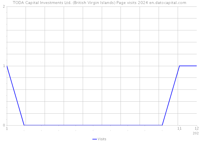 TODA Capital Investments Ltd. (British Virgin Islands) Page visits 2024 