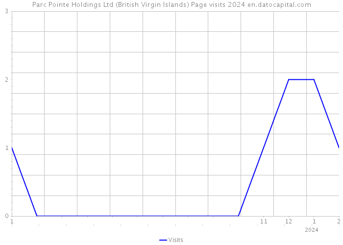 Parc Pointe Holdings Ltd (British Virgin Islands) Page visits 2024 