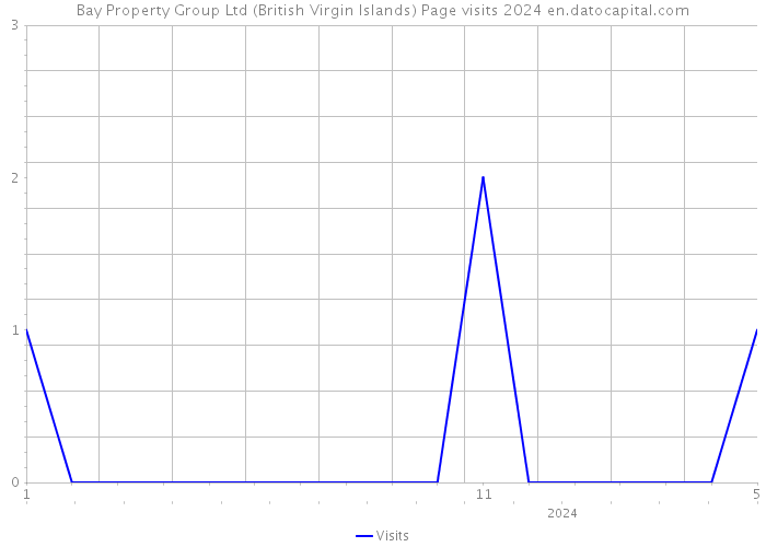 Bay Property Group Ltd (British Virgin Islands) Page visits 2024 