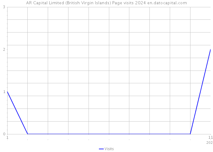 AR Capital Limited (British Virgin Islands) Page visits 2024 