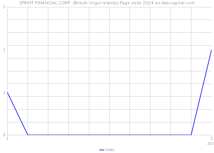 SPRINT FINANCIAL CORP. (British Virgin Islands) Page visits 2024 
