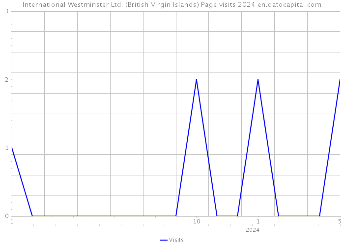 International Westminster Ltd. (British Virgin Islands) Page visits 2024 
