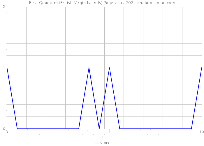 First Quantum (British Virgin Islands) Page visits 2024 