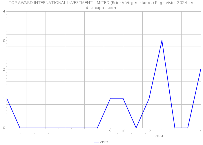 TOP AWARD INTERNATIONAL INVESTMENT LIMITED (British Virgin Islands) Page visits 2024 