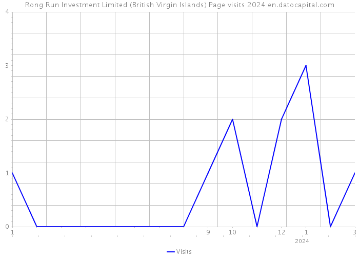 Rong Run Investment Limited (British Virgin Islands) Page visits 2024 