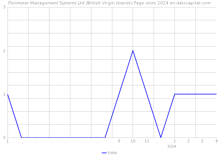 Perimeter Management Systems Ltd (British Virgin Islands) Page visits 2024 