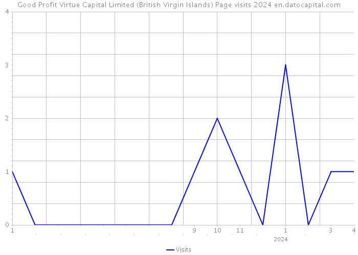 Good Profit Virtue Capital Limited (British Virgin Islands) Page visits 2024 